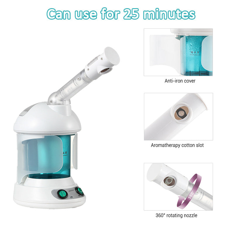 Portable Vapour Ozone Facial Steamer