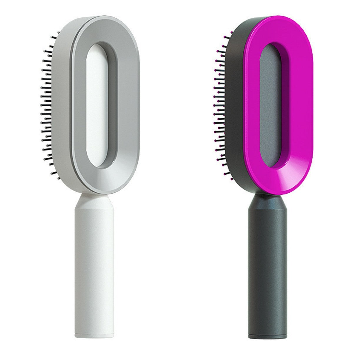 Self-Cleaning Hair Brush for Women – One-Key Cleaning Hair Loss Airbag Massage Comb