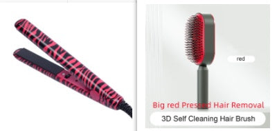 Self-Cleaning Hair Brush for Women – One-Key Cleaning Hair Loss Airbag Massage Comb