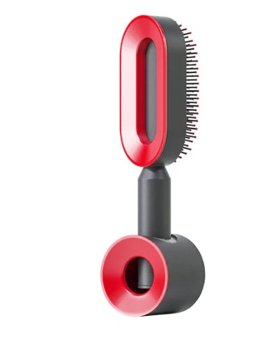 Self-Cleaning Hair Brush for Women – One-Key Cleaning Hair Loss Airbag Massage Comb