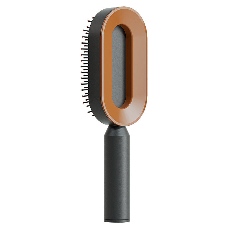 Self-Cleaning Hair Brush for Women – One-Key Cleaning Hair Loss Airbag Massage Comb