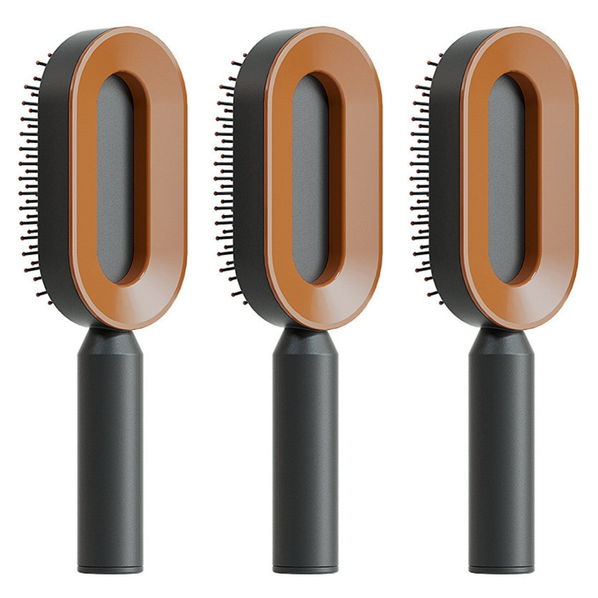 Self-Cleaning Hair Brush for Women – One-Key Cleaning Hair Loss Airbag Massage Comb